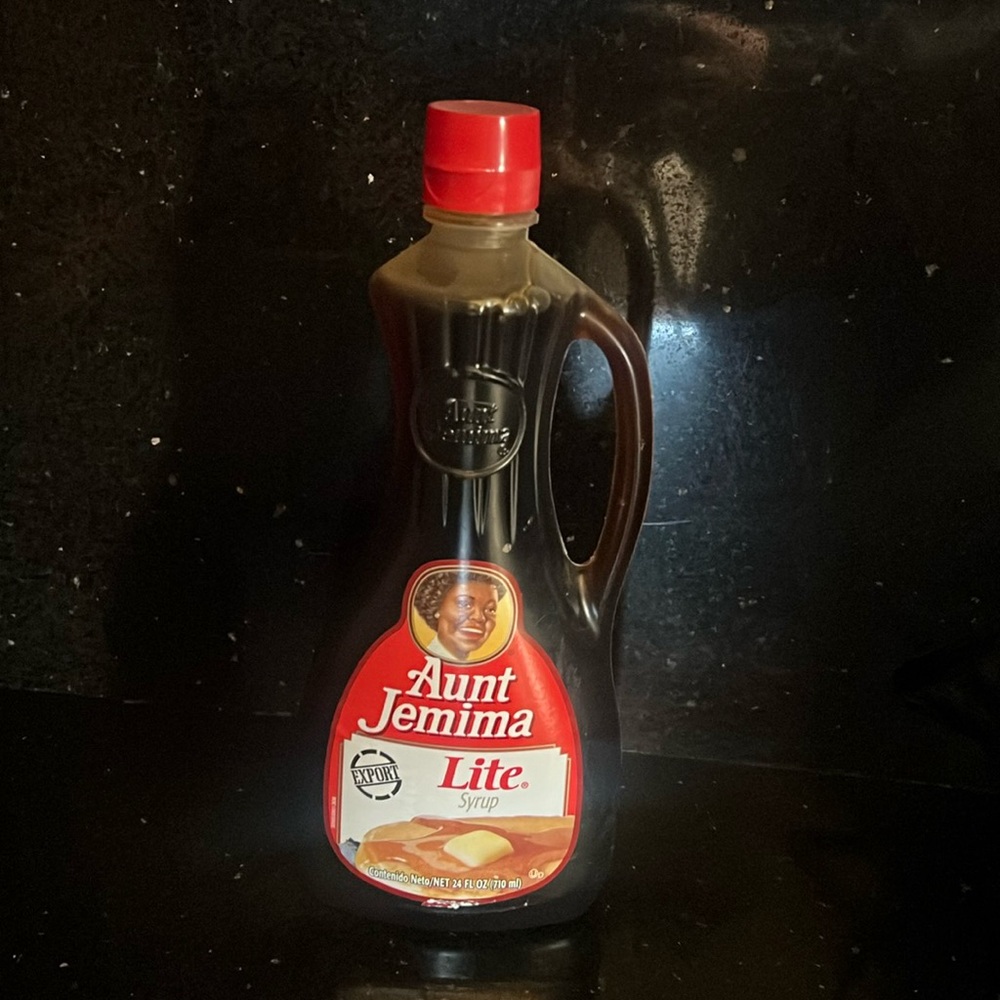 Aunt Jemima Collectible Retired Logo lite Syrup Bottle